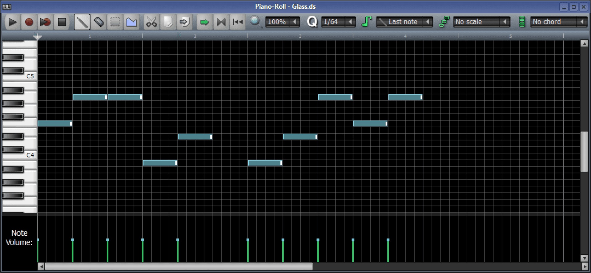 Logic Pro pitch correction plugin with retune speed automation